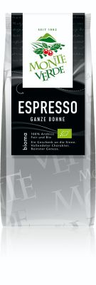 Picture of Espresso Monte Verde, 250g ganze Bohnen, 100% Arabica